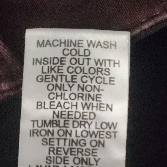 Democracy Jeggings Women's 8 Ab Solution Ankle Length Deep Burgundy Stretch NWT - Picture 7 of 7